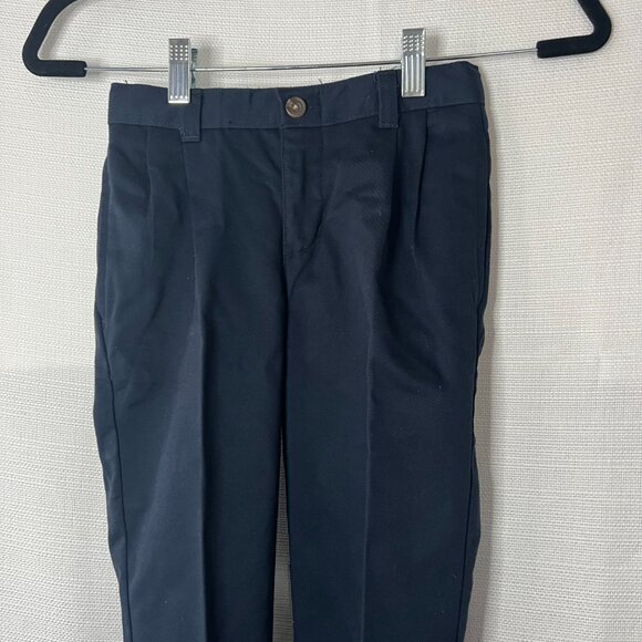 Chaps NWT - Boys - Approved School Wear Pants Navy Size 6 Regular - 057 - Picture 5 of 7